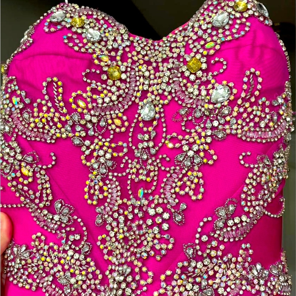 Mac Duggal fuschia dress Size 4